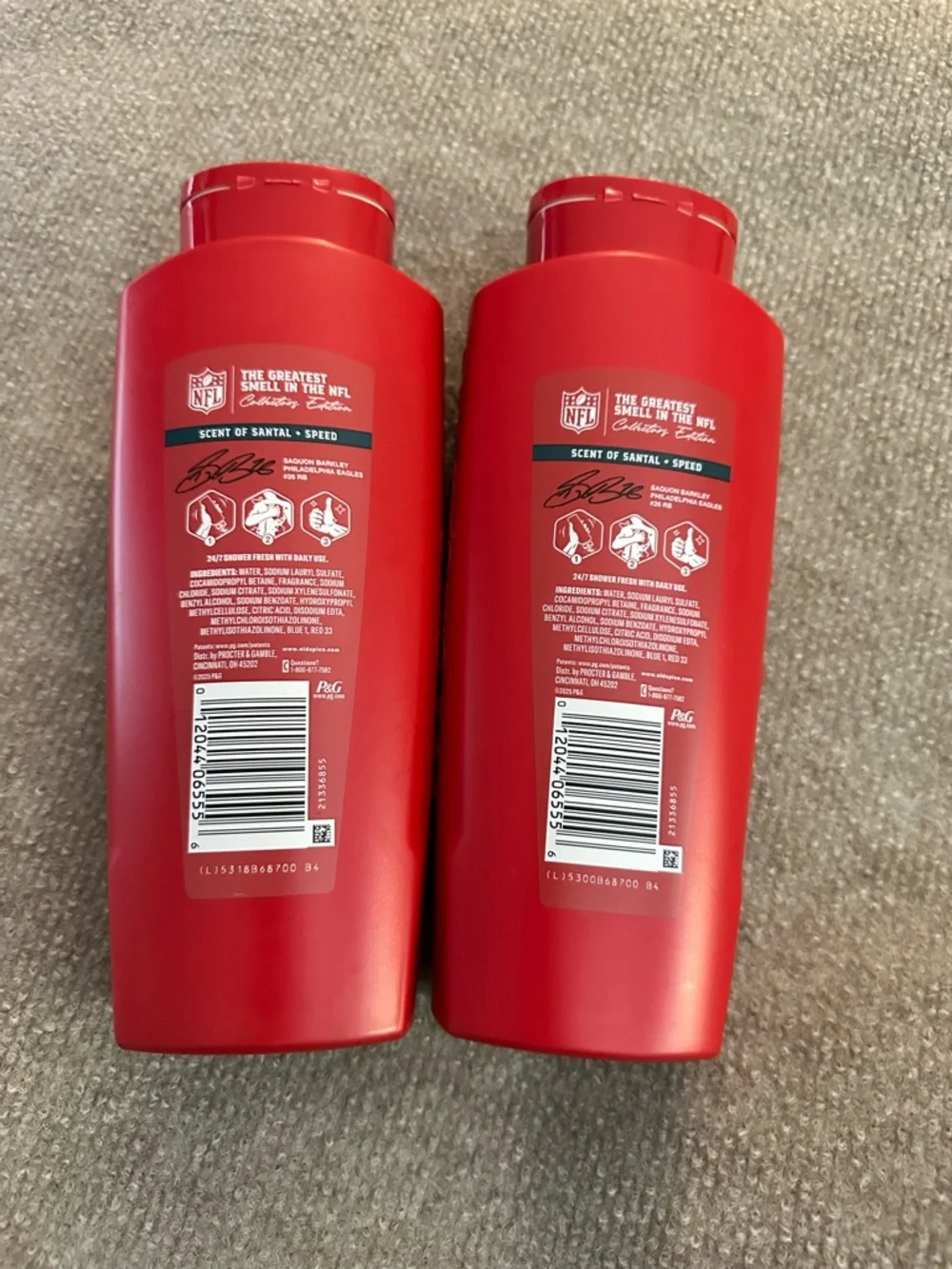 Old Spice Saquon Soar Santal + Speed Body Wash - Red